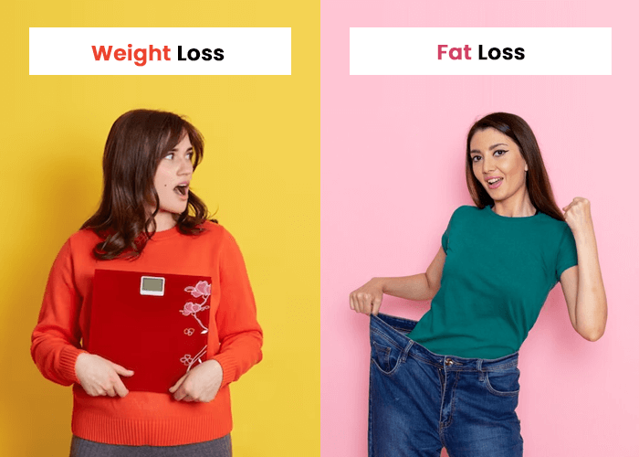 Know the difference between weight loss and fat loss